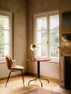 Mesa bistró redonda con tablero de cerámica Carmel, Ø 75 x 63 cm