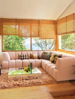 Mesa de centro artesanal de cristal de espejo Mirror, 90 cm