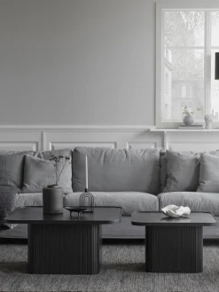 Mesa de centro de madera de roble Sullivan, 80 x 80 cm