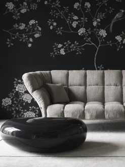 Mesa de centro de vidrio con forma orgánica Koishi