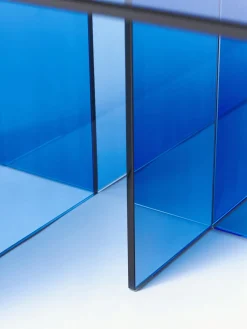 Mesa de centro de vidrio Anouk, 102 cm