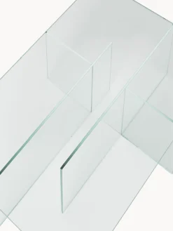 Mesa de centro de vidrio Anouk, 102 cm