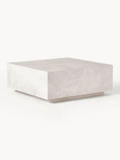 Mesa de centro en look travertino Lesley