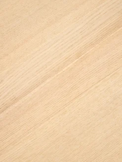 Mesa de centro grande de madera de roble con forma orgánica Didi