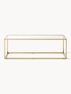 Mesa de centro Maya, tablero de vidrio