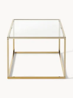 Mesa de centro Maya, tablero de vidrio