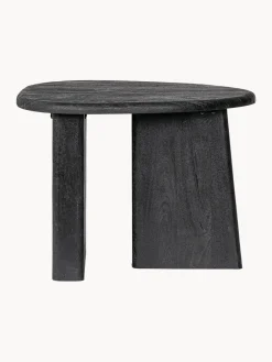 Mesa de centro ovalada de madera de mango Zacatecas