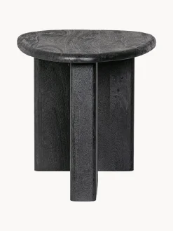 Mesa de centro ovalada de madera de mango Zacatecas