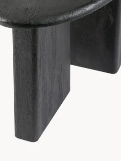 Mesa de centro ovalada de madera de mango Zacatecas