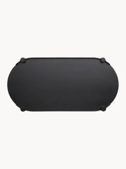 Mesa de centro ovalada de madera de roble Woody