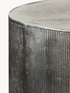 Mesa de centro redonda con efecto envejecido Rota