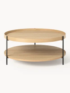 Mesa de centro redonda de madera Renee