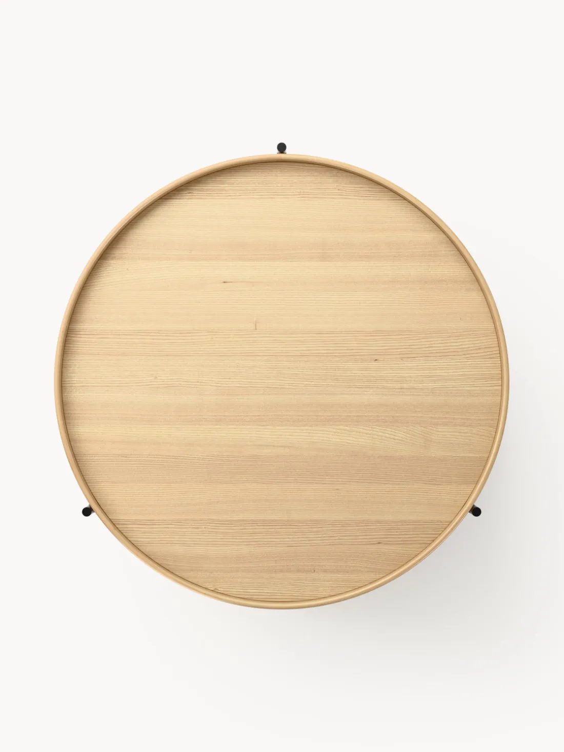 Mesa de centro redonda de madera Renee