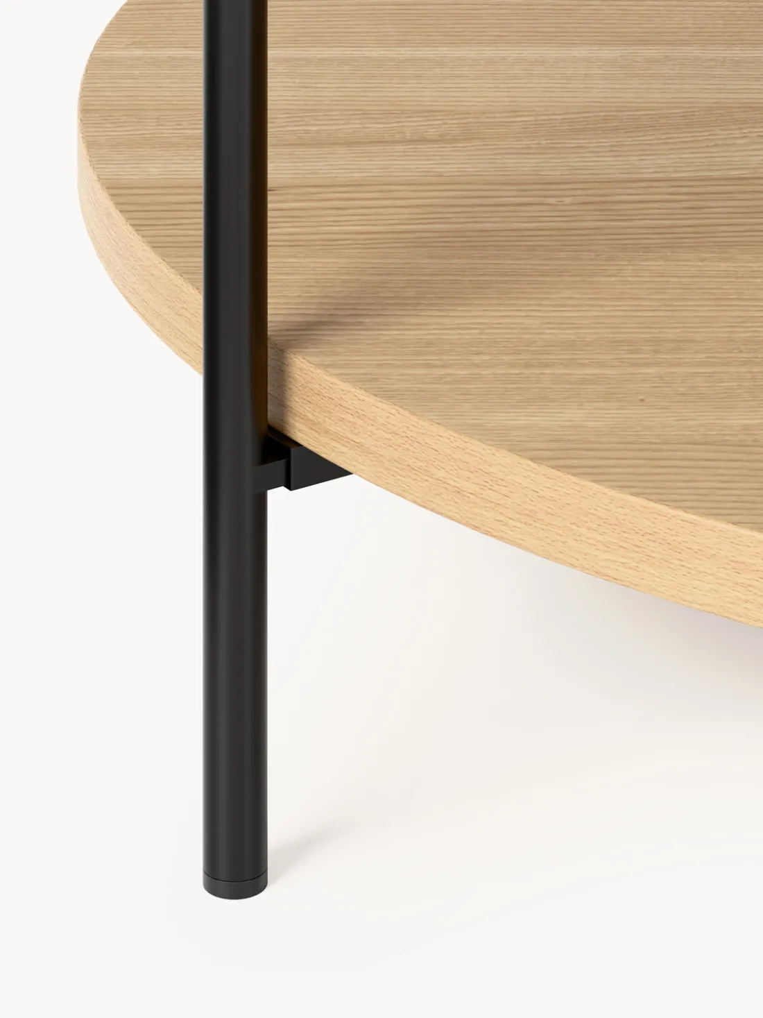 Mesa de centro redonda de madera Renee