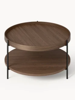 Mesa de centro redonda de madera Renee