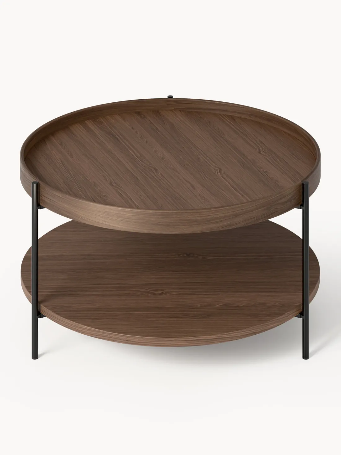 Mesa de centro redonda de madera Renee