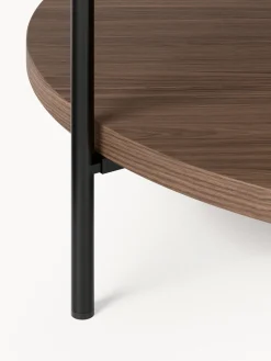 Mesa de centro redonda de madera Renee