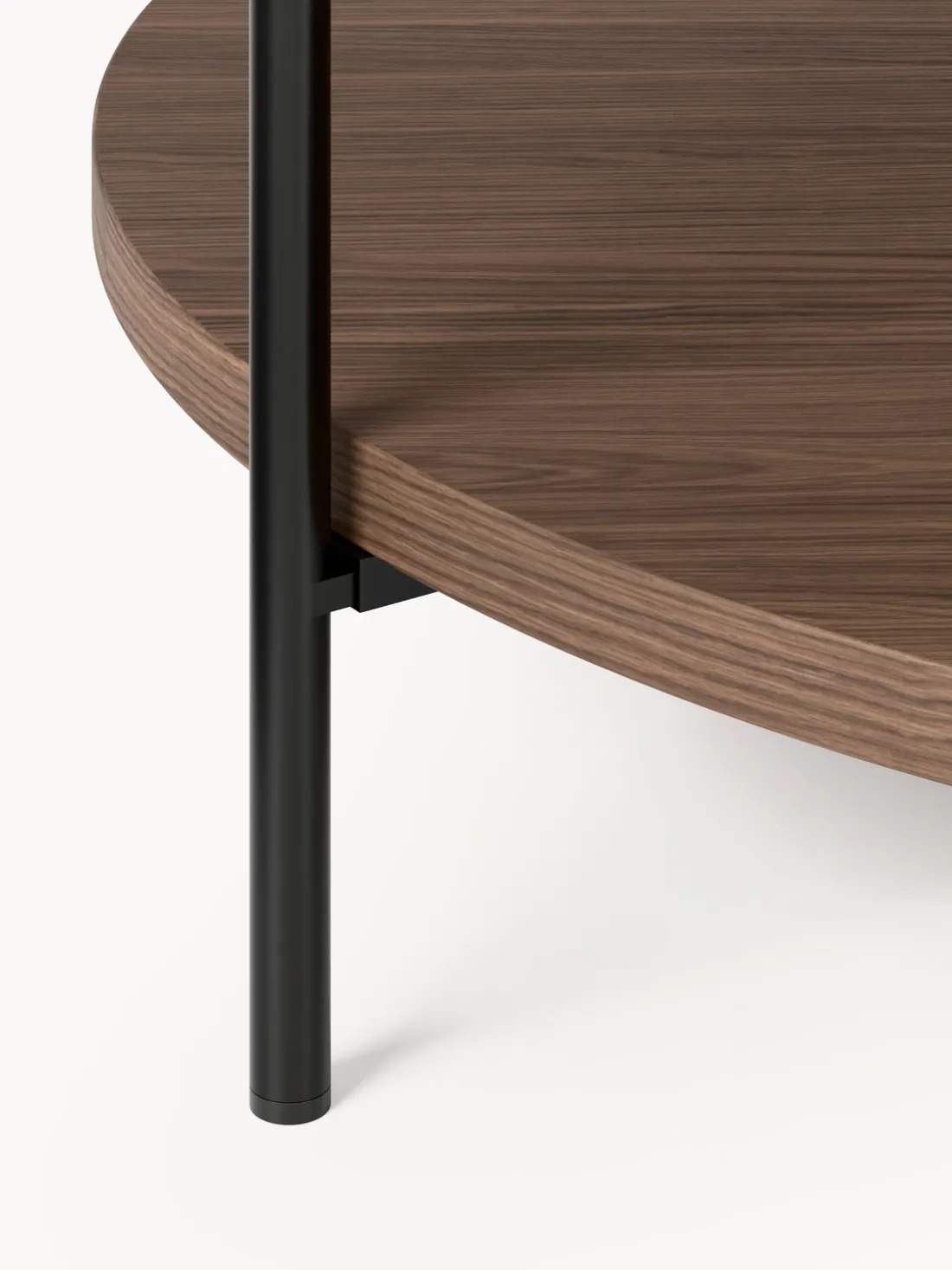 Mesa de centro redonda de madera Renee