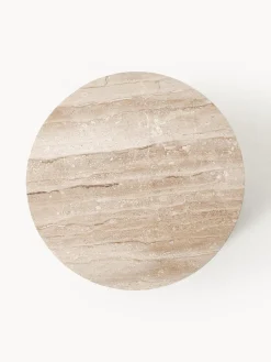 Mesa de centro redonda de travertino Marisa