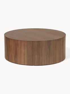 Mesa de centro redonda de madera Dan