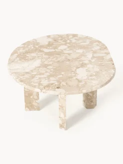 Mesa de centro redonda de mármol Taula