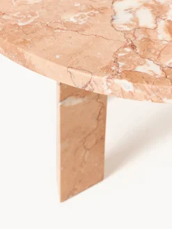 Mesa de centro redonda de mármol Taula