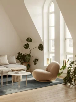 Mesa de centro redonda de mármol IOI, Ø 70 cm