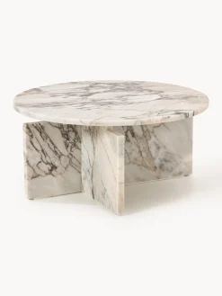 Mesa de centro redonda de mármol Marisa