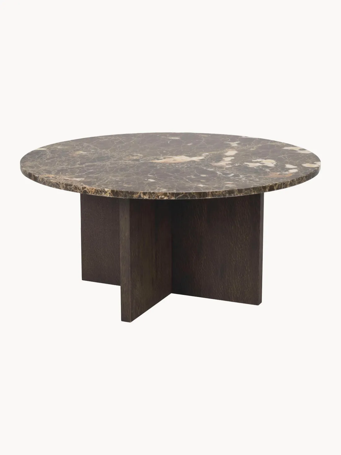 Mesa de centro redonda de mármol Brooksville