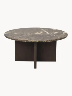 Mesa de centro redonda de mármol Brooksville