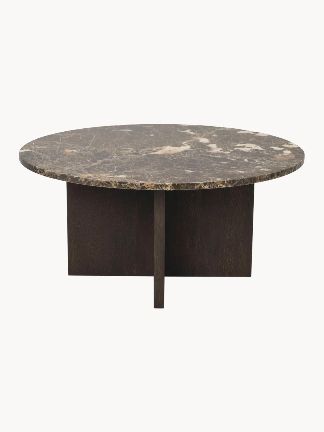 Mesa de centro redonda de mármol Brooksville