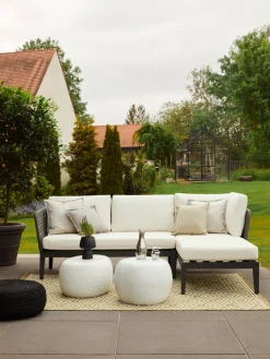 Mesa de centro redonda para exterior Pebble