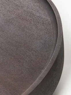 Mesa de centro redonda XL de madera de mango Benno