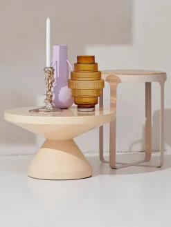 Mesa de centro redonda Zig Zag