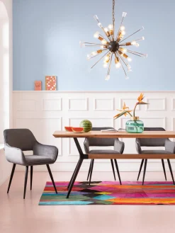 Mesa de comedor de madera roble Downtown, tamaños diferentes