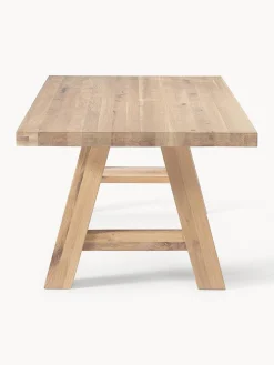 Mesa de comedor de madera de roble Ashton, tamaños diferentes