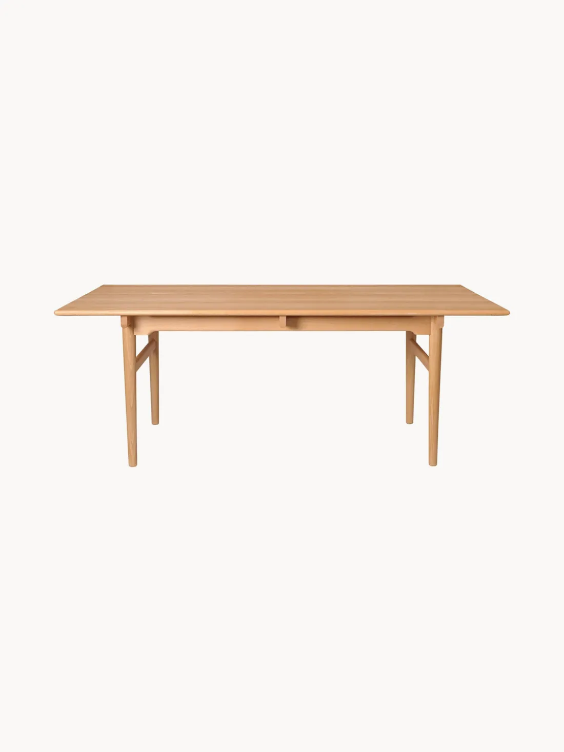Mesa de comedor de madera de haya CH327, 248 x 62 cm