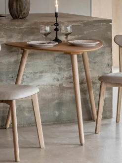 Mesa de comedor de madera Hatfield, 80 x 90 cm