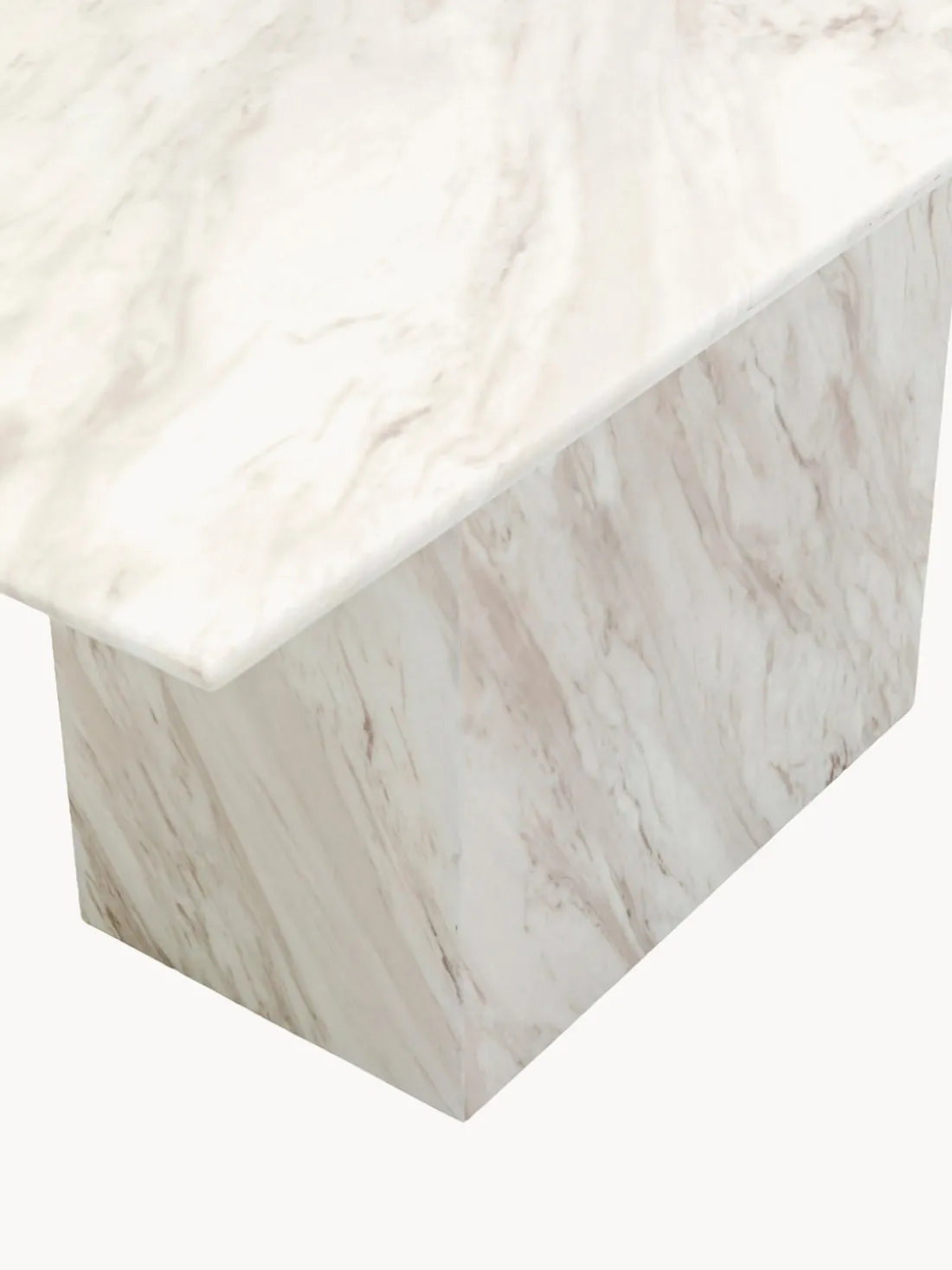 Mesa de comedor de mármol Artistico, 160 x 90 cm