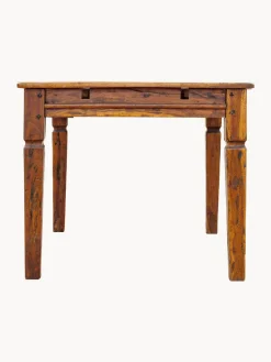 Mesa de comedor extensible de madera de acacia Chateaux, 120 - 200 X 90 cm