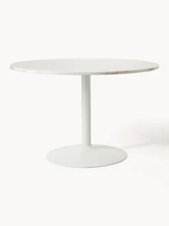 Mesa de comedor ovalada de mármol Miley, tamaños diferentes