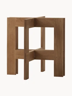 Mesa de comedor redonda de madera de roble Farmhouse, Ø 120 cm