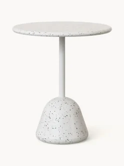 Mesa de exterior redonda de terrazo