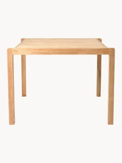 Mesa de jardín de madera de teca AH901, 100 x 99 cm