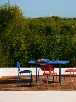 Mesa de jardín ovalada Kumi, tamaños diferentes