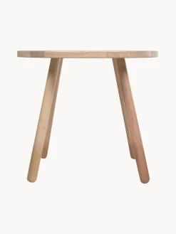Mesa infantil redonda de madera de caucho Dilcia