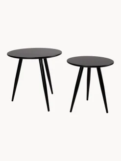 Mesas auxiliares redondas Colette, 2 uds.