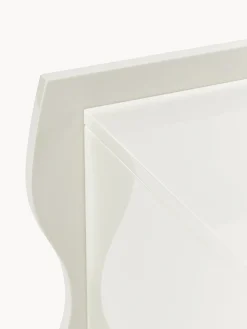 Mesita de noche brillante Emina