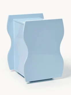 Mesita de noche brillante Emina