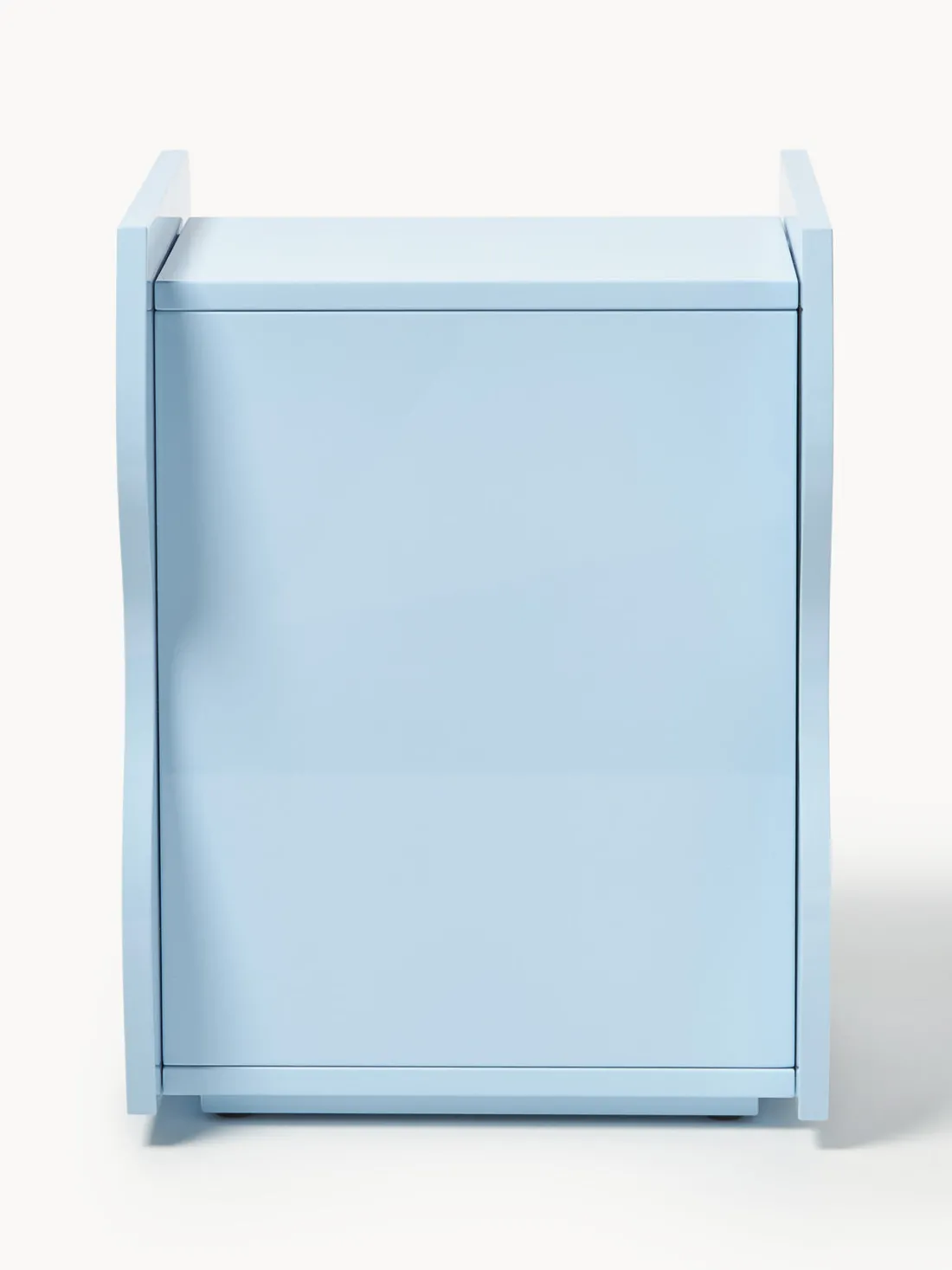 Mesita de noche brillante Emina